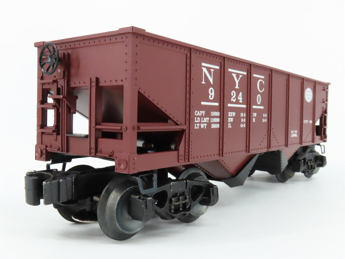 O Gauge 3-Rail Lionel 6-9240 NYC New York Central Operating 2-Bay Hopper #9240