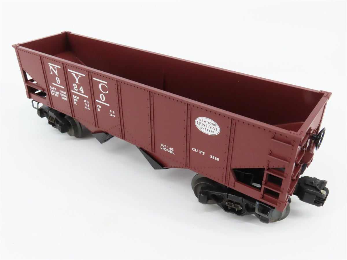 O Gauge 3-Rail Lionel 6-9240 NYC New York Central Operating 2-Bay Hopper #9240