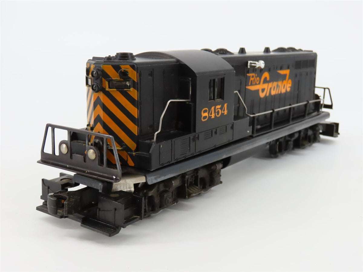 O Gauge 3-Rail Lionel 6-8454 D&amp;RGW Rio Grande EMD GP7 Diesel Locomotive #8454