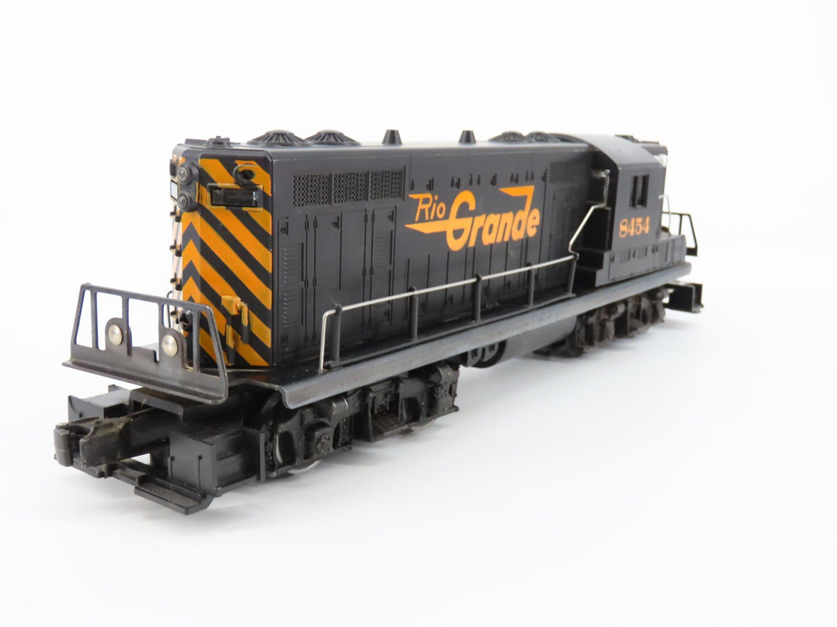 O Gauge 3-Rail Lionel 6-8454 D&amp;RGW Rio Grande EMD GP7 Diesel Locomotive #8454