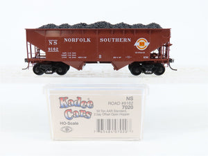 HO Scale Kadee Cars #7020 NS Norfolk Southern 2-Bay Hopper #9162 w/ Load