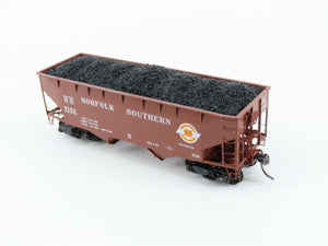 HO Scale Kadee Cars #7020 NS Norfolk Southern 2-Bay Hopper #9162 w/ Load