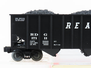 O Gauge 3-Rail Lionel 6-17111 RDG Reading 3-Bay Hopper #17111 w/ Load