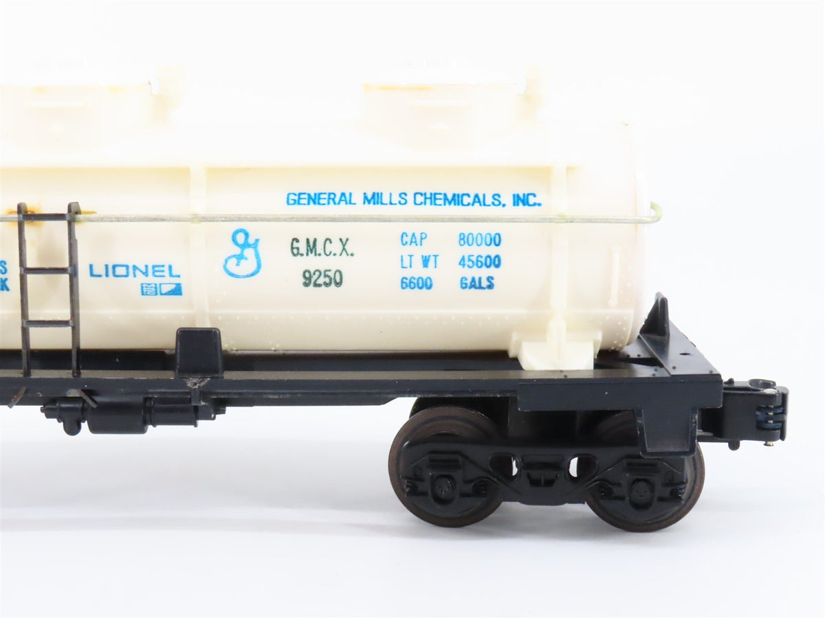 O Gauge 3-Rail Lionel GMCX General Mills 3-Dome Tank Car #9250