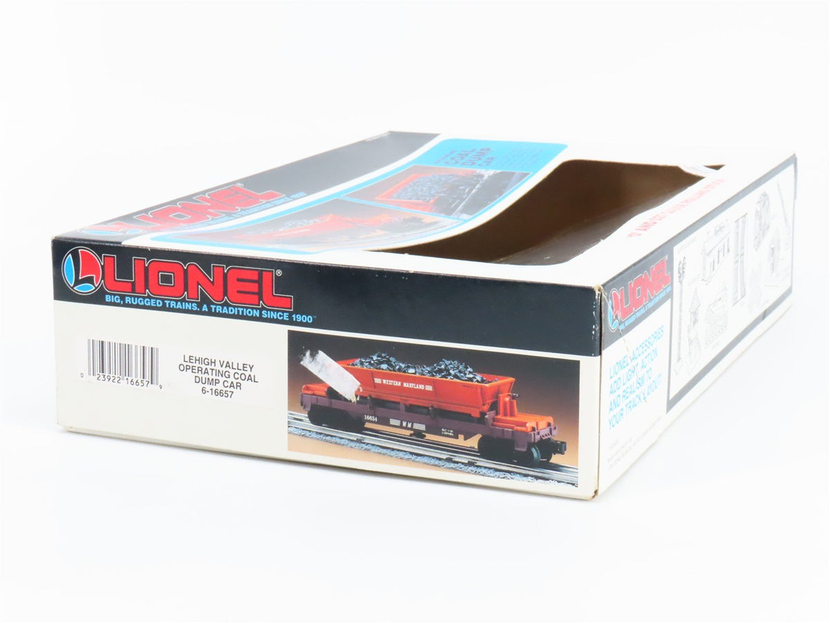 O Gauge 3-Rail Lionel 6-16657 LV Lehigh Valley Operating Coal Dump Car