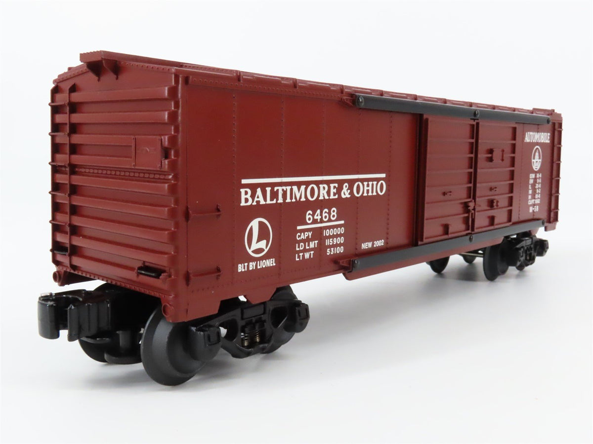 O Gauge 3-Rail Lionel #6-39227 B&amp;O NH Double Door Automobile Box Cars 3-Pack