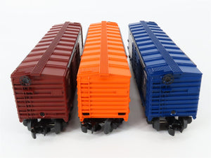 O Gauge 3-Rail Lionel #6-39227 B&O NH Double Door Automobile Box Cars 3-Pack