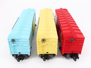 O Gauge 3-Rail Lionel #6-29267 NYC MKT M&StL Asst. 6464 Series VIII Box Car 3-Pk