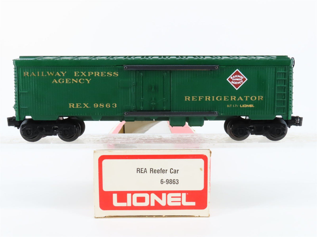 O Gauge 3-Rail Lionel 6-9863 REX REA Railway Express Agency Reefer #9863