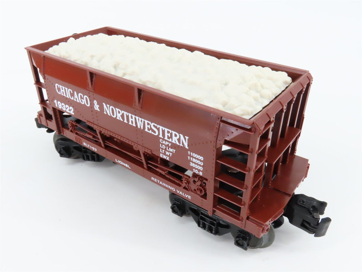 O Gauge 3-Rail Lionel #6-19322 CNW Chicago &amp; North Western Ore Car w/ Load