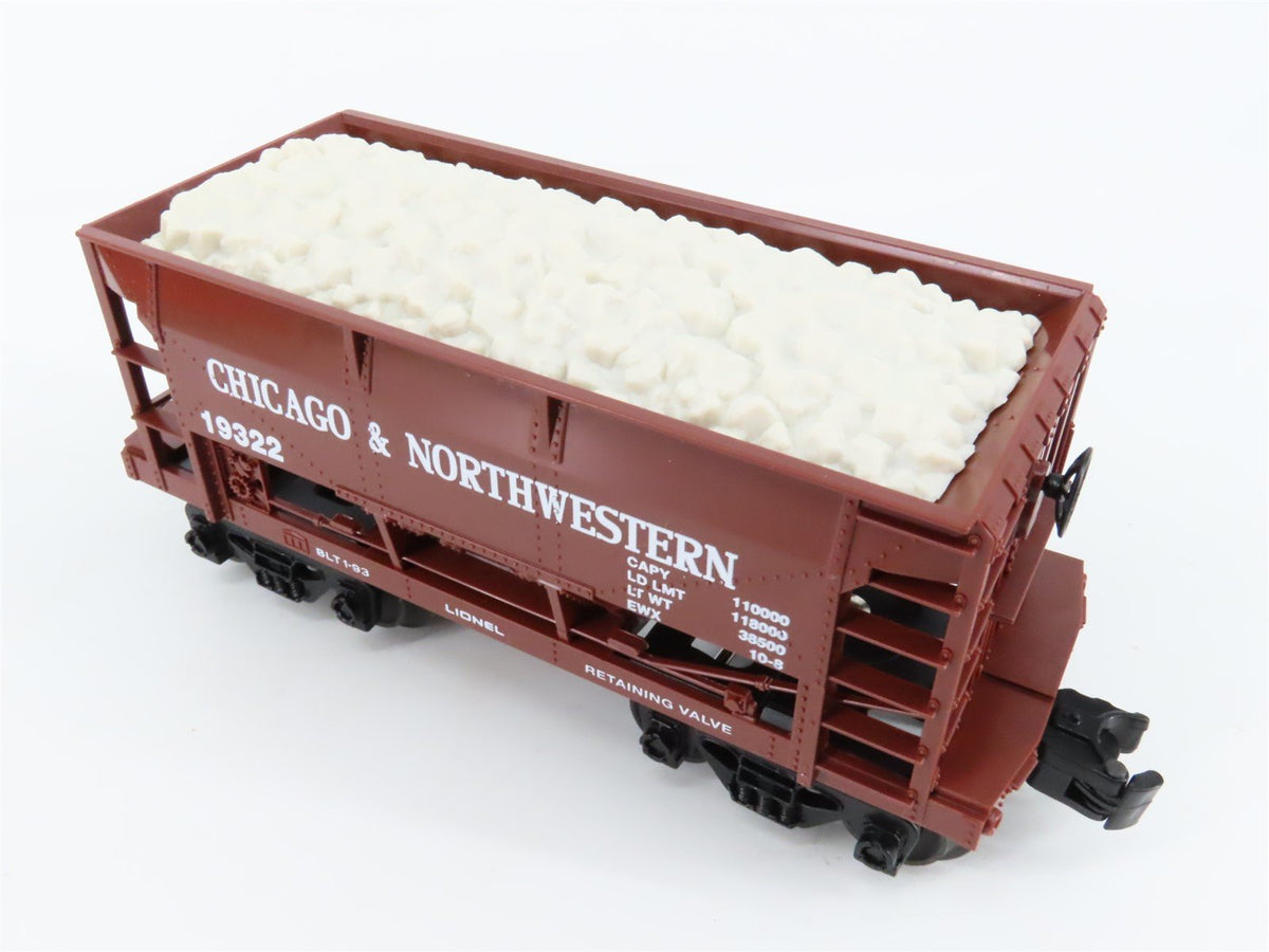 O Gauge 3-Rail Lionel #6-19322 CNW Chicago &amp; North Western Ore Car w/ Load