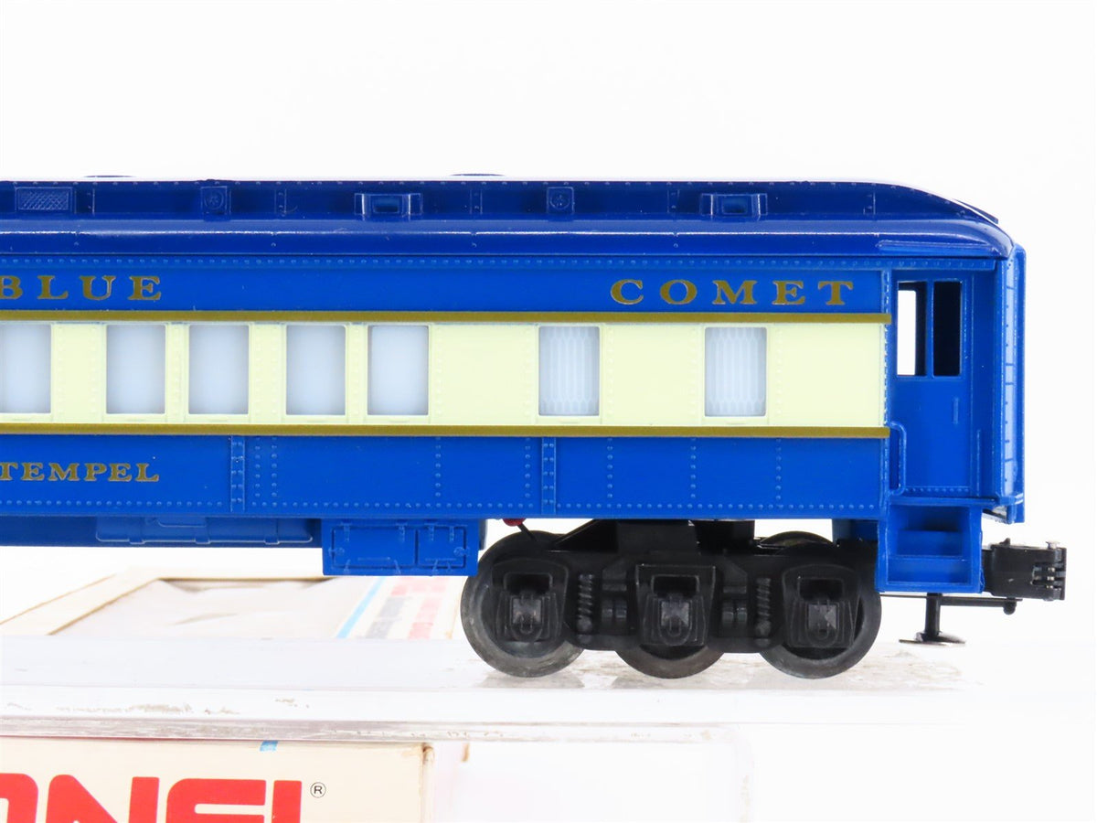 O27 Gauge 3-Rail Lionel 6-9540 Blue Comet Observation Passenger Car &quot;Tempel&quot;