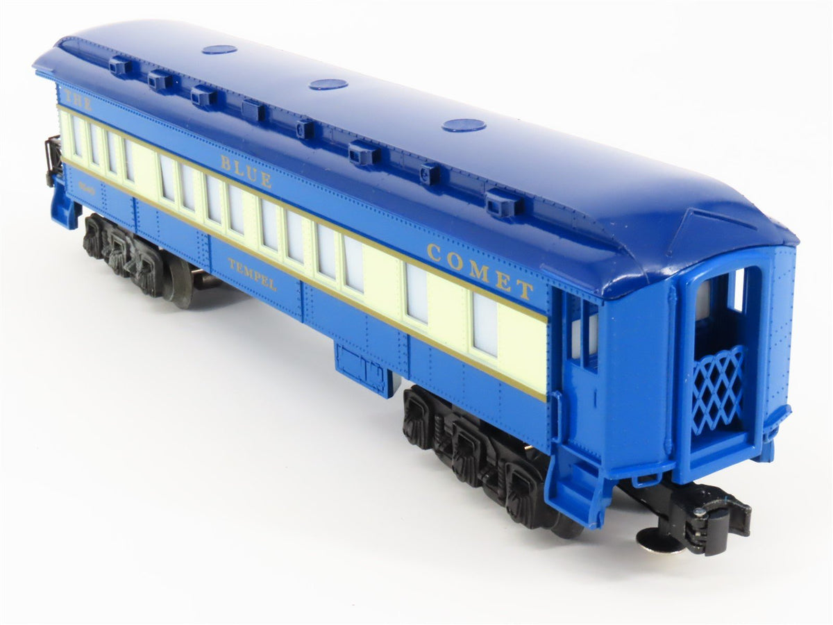 O27 Gauge 3-Rail Lionel 6-9540 Blue Comet Observation Passenger Car &quot;Tempel&quot;