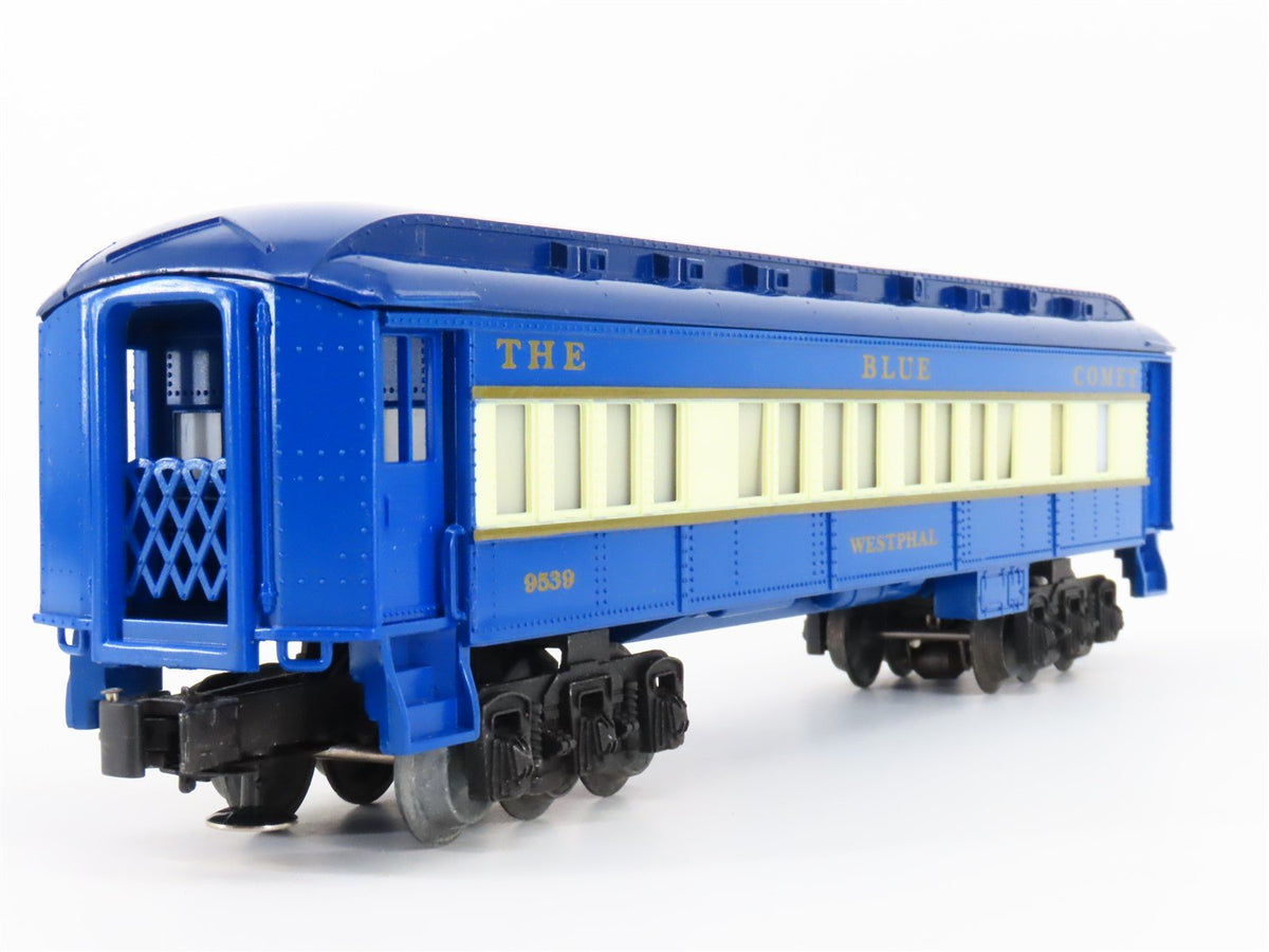 O27 Gauge 3-Rail Lionel 6-9539 Blue Comet Coach Passenger Car &quot;Westphal&quot;