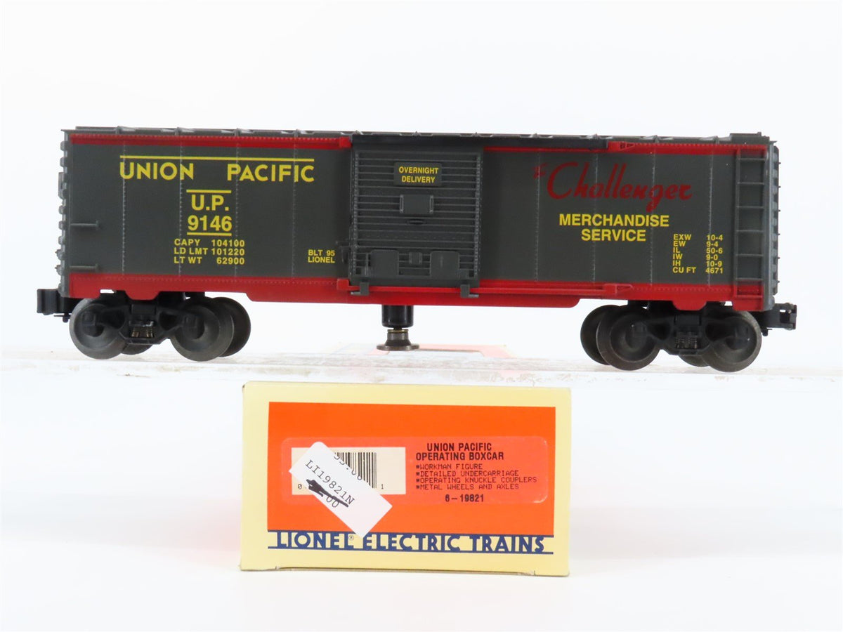 O Gauge 3-Rail Lionel 6-19821 UP Union Pacific Challenger Operating Box Car 9146