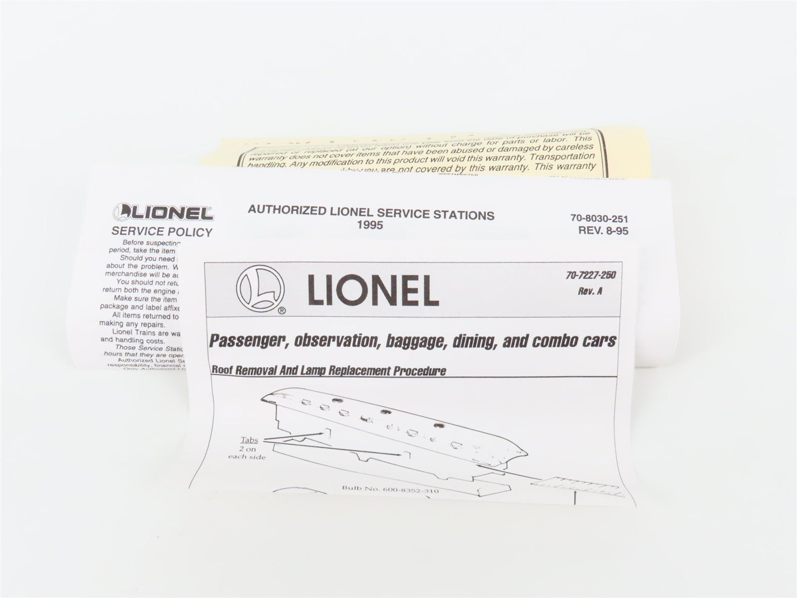 O Gauge 3-Rail Lionel 6-19049 B&O Baltimore & Ohio Diner Passenger Car #9049