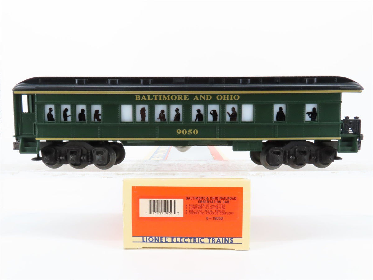 O Gauge 3-Rail Lionel 6-19050 B&amp;O Baltimore &amp; Ohio Observation Passenger #9050