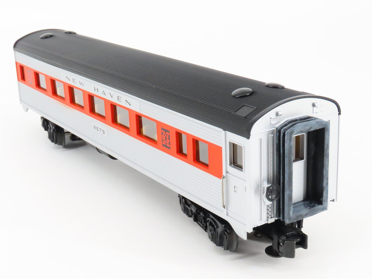 O27 Gauge 3-Rail MTH RailKing 30-6132 NH Streamlined Coach Passenger #8679