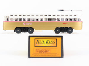 O27 Gauge 3-Rail MTH RailKing RK-2503 SEPTA PCC Electric Street Car #2165