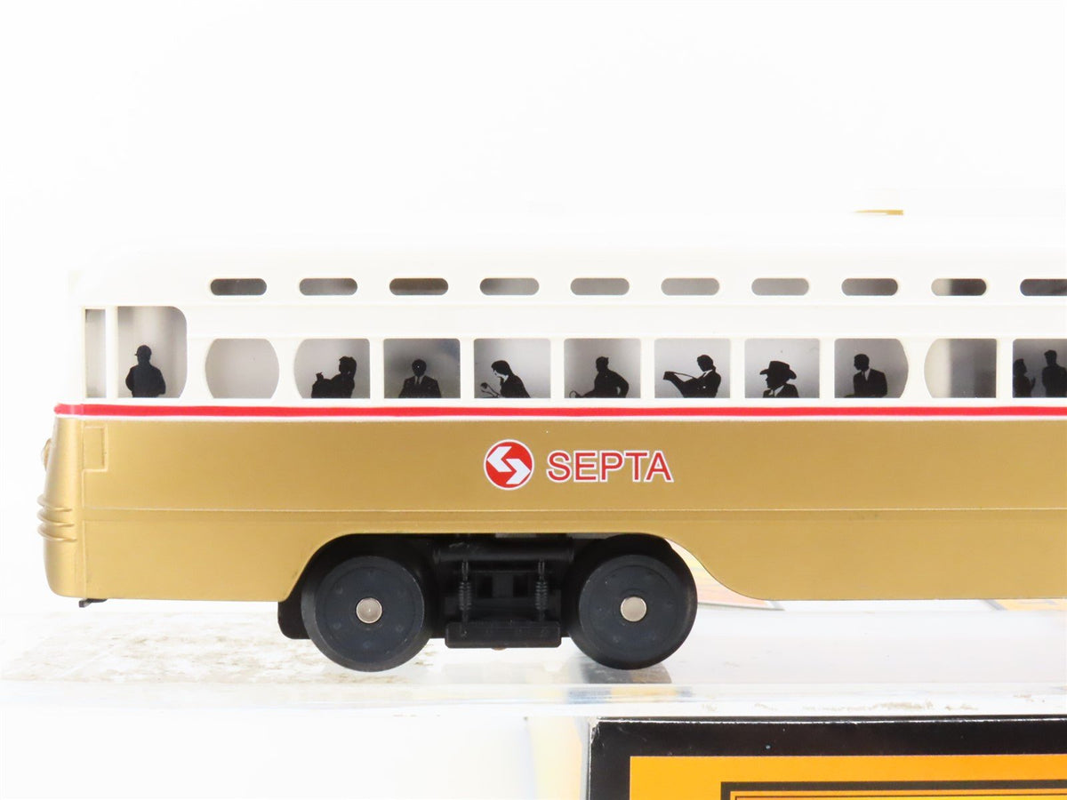 O27 Gauge 3-Rail MTH RailKing RK-2503 SEPTA PCC Electric Street Car #2165