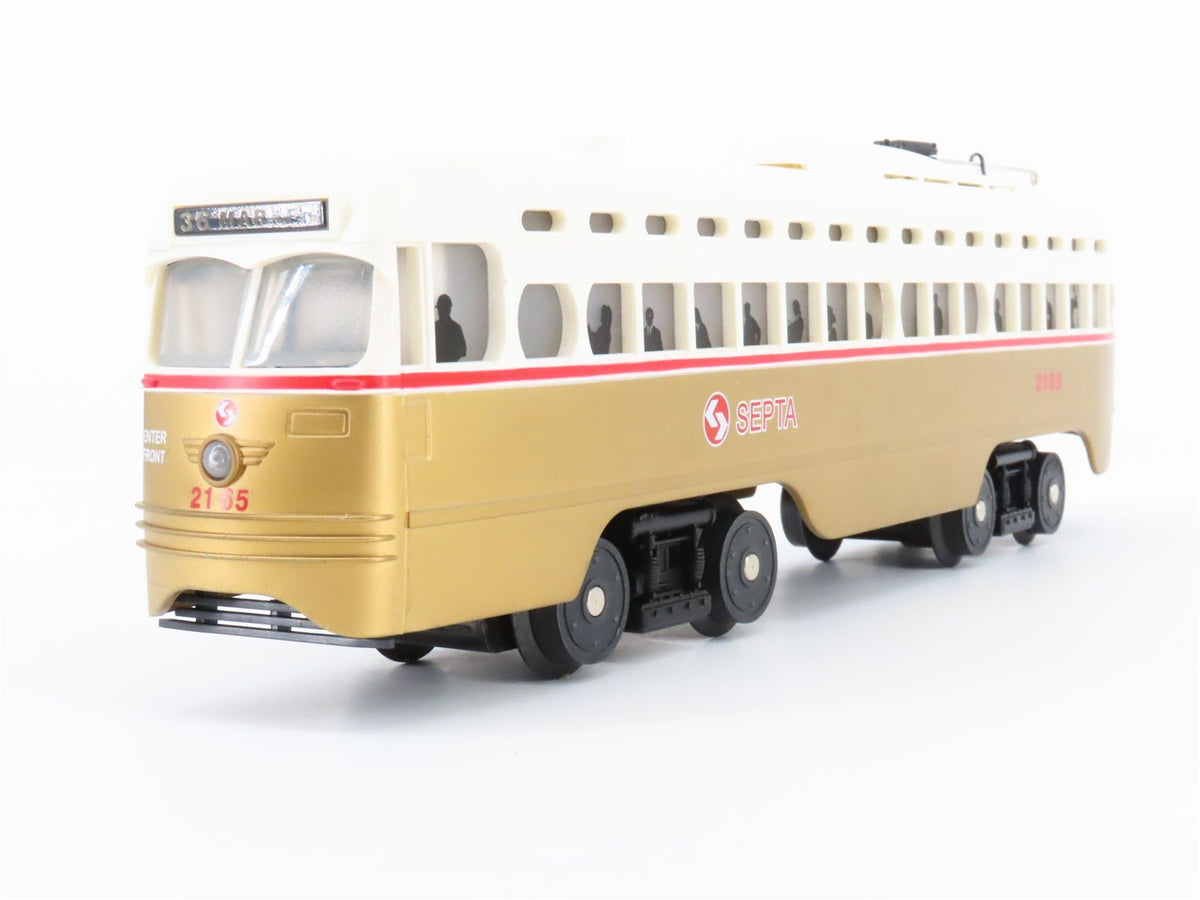 O27 Gauge 3-Rail MTH RailKing RK-2503 SEPTA PCC Electric Street Car #2165