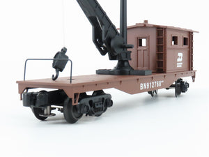 O27 Gauge 3-Rail Industrial Rail IDM-1702 BN Burlington Northern Work Caboose