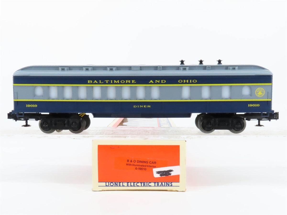 O Gauge 3-Rail Lionel 6-19010 B&amp;O Baltimore &amp; Ohio Diner Passenger #19010