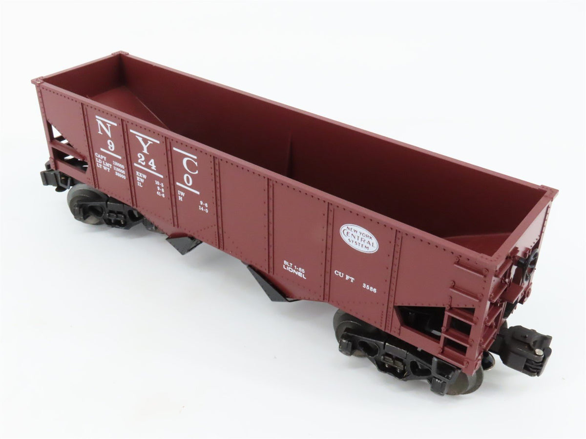 O Gauge 3-Rail Lionel 6-9240 NYC New York Central Operating 2-Bay Hopper #9240