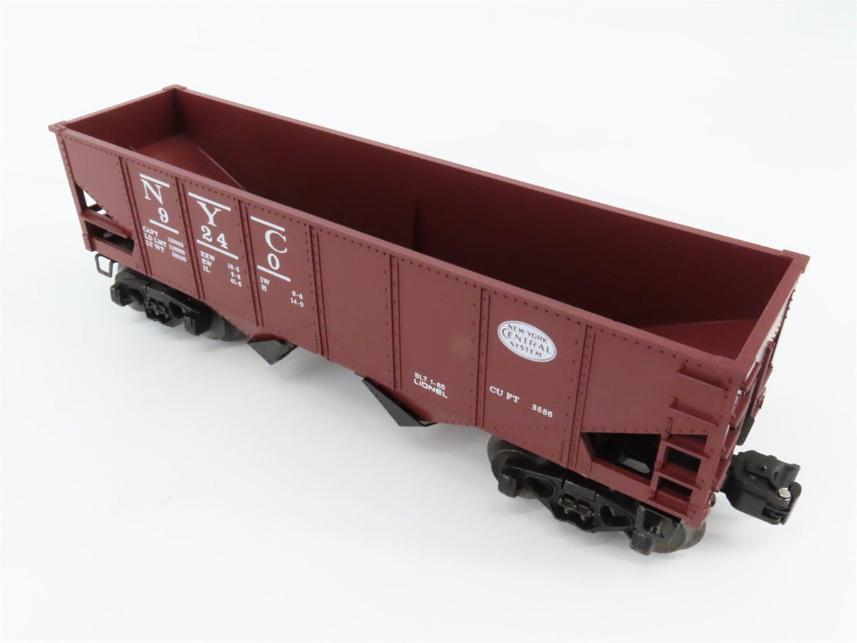 O Gauge 3-Rail Lionel 6-9240 NYC New York Central Operating 2-Bay Hopper #9240