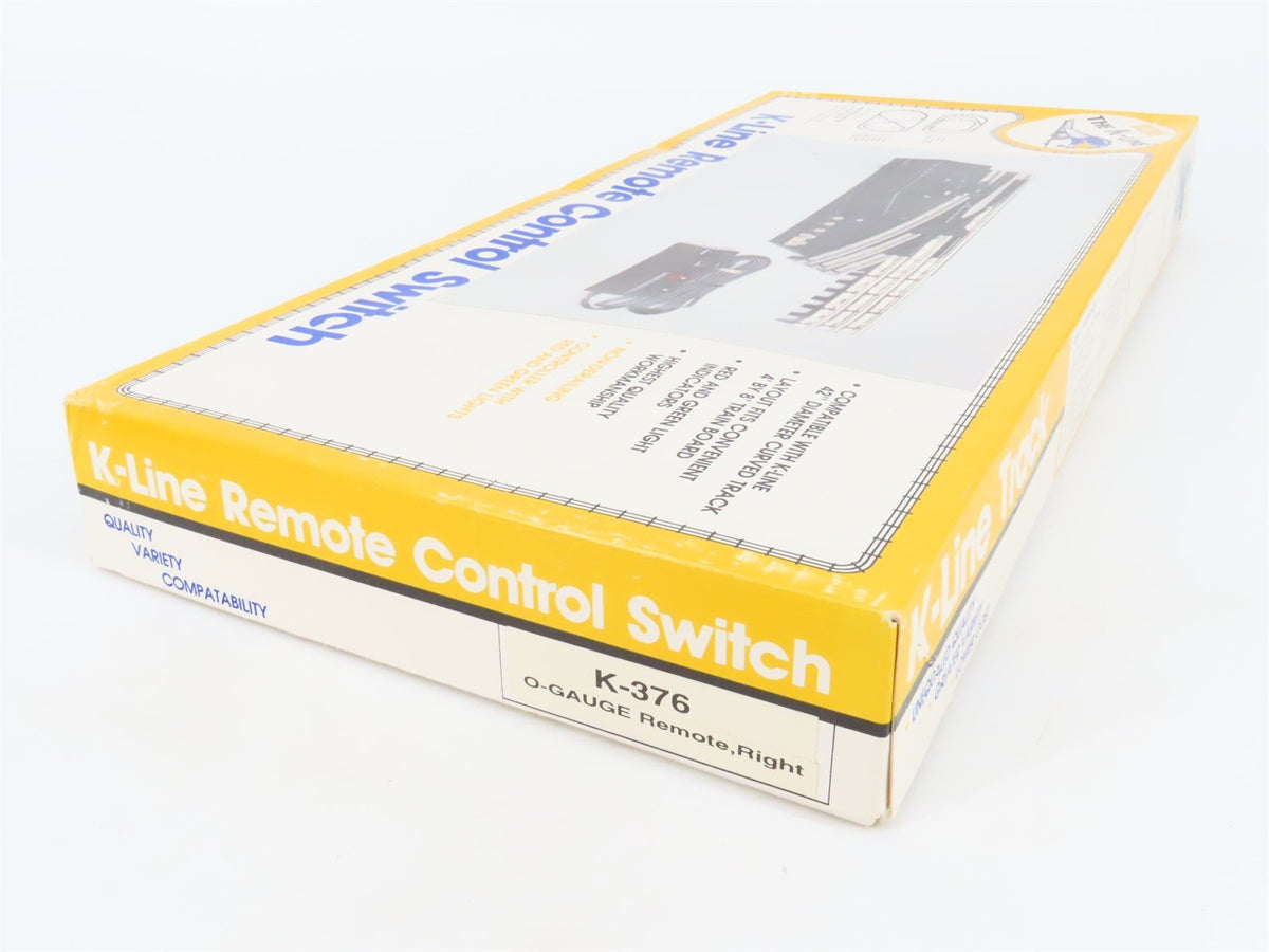 O Gauge 3-Rail K-Line K-376 Remote Control Switch Right Track