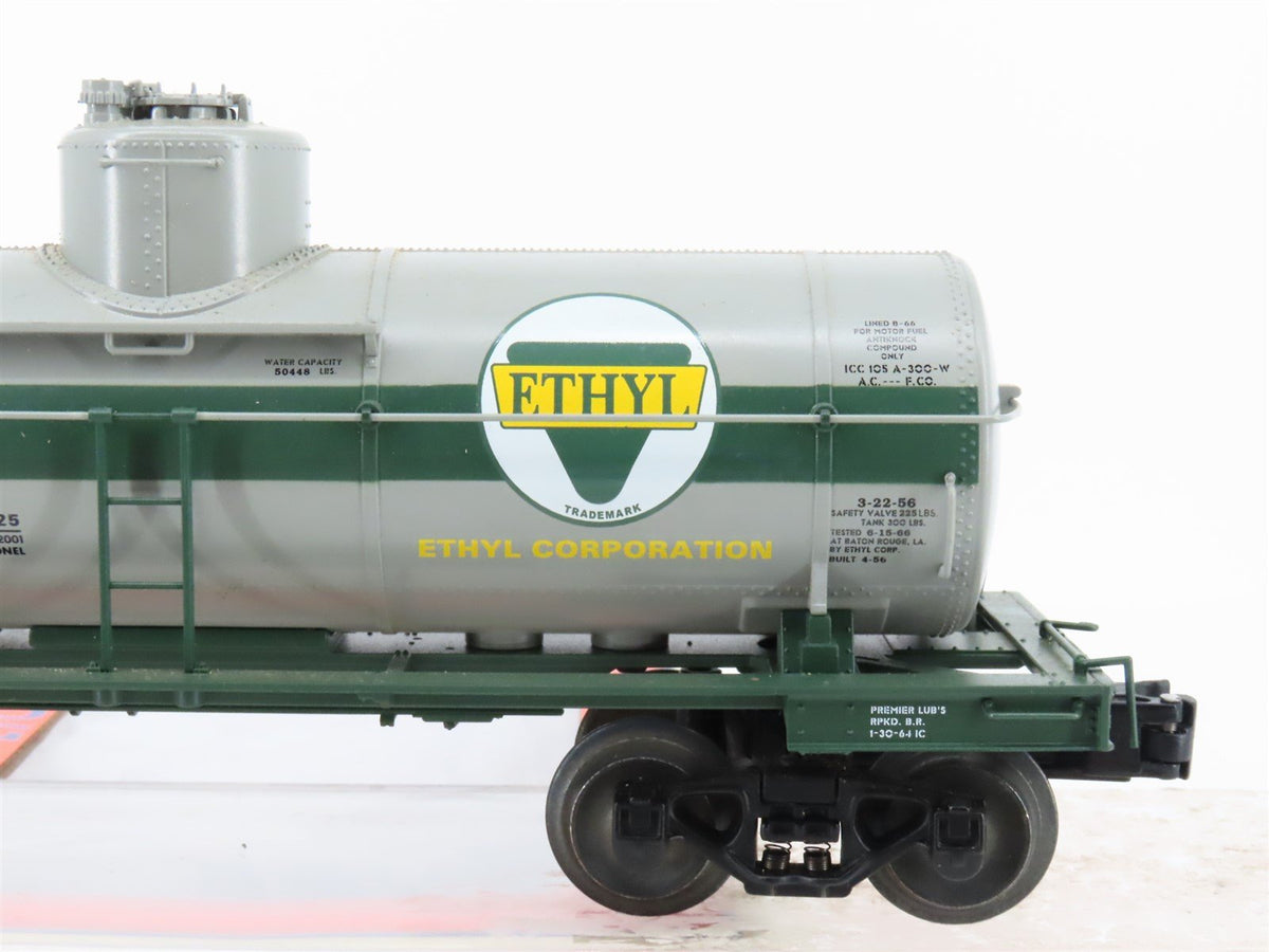 O Gauge 3-Rail Lionel 6-19625 EBAX Ethyl Corporation Single Dome Tank Car #6236