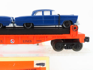 O Gauge 3-Rail Lionel 6-16933 Lionel Lines Flat Car #16933 w/ Automobiles