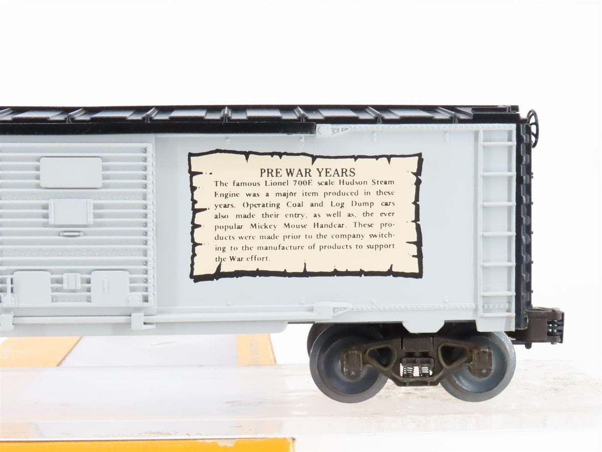 O Gauge 3-Rail Lionel 6-9431 Joshua Lionel Cowen &quot;Pre War Years&quot; Box Car #9431