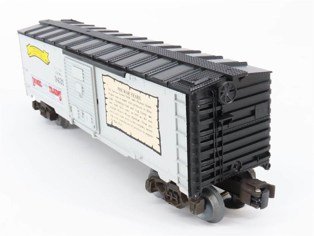 O Gauge 3-Rail Lionel 6-9431 Joshua Lionel Cowen &quot;Pre War Years&quot; Box Car #9431