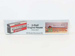 HO Scale Walthers 933-3007 2-Stall Engine House Building Kit SEALED