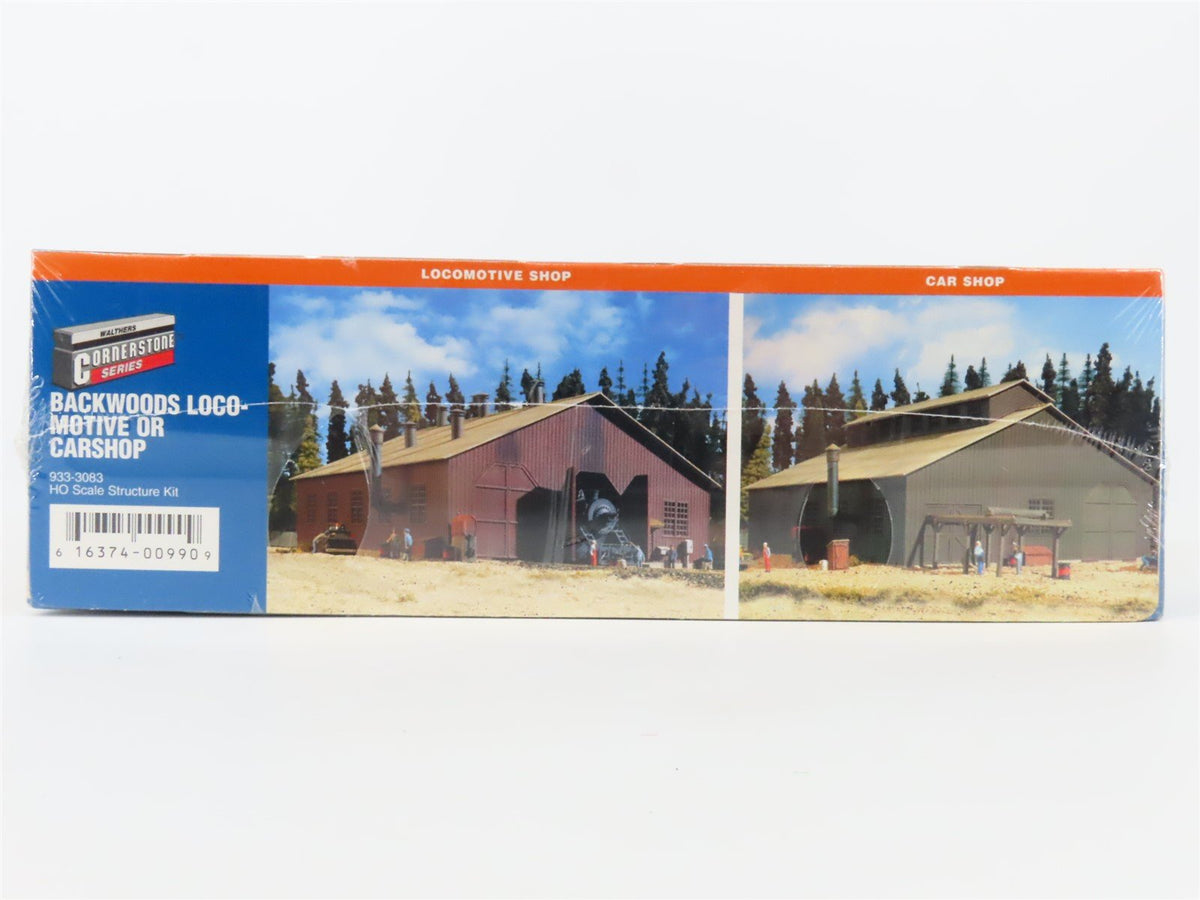 HO Scale Walthers 933-3083 Backwoods Locomotive or Car Shop Building Kit Sealed