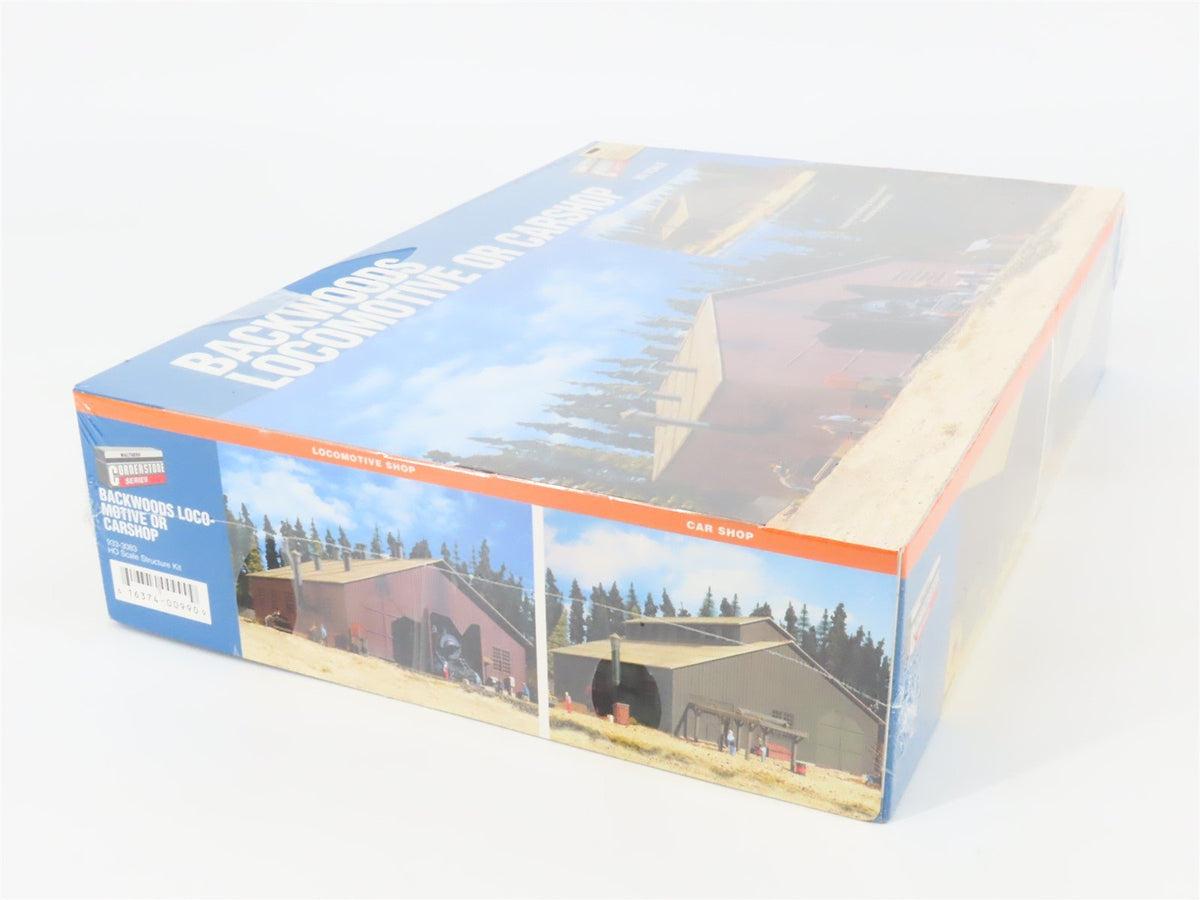 HO Scale Walthers 933-3083 Backwoods Locomotive or Car Shop Building Kit Sealed