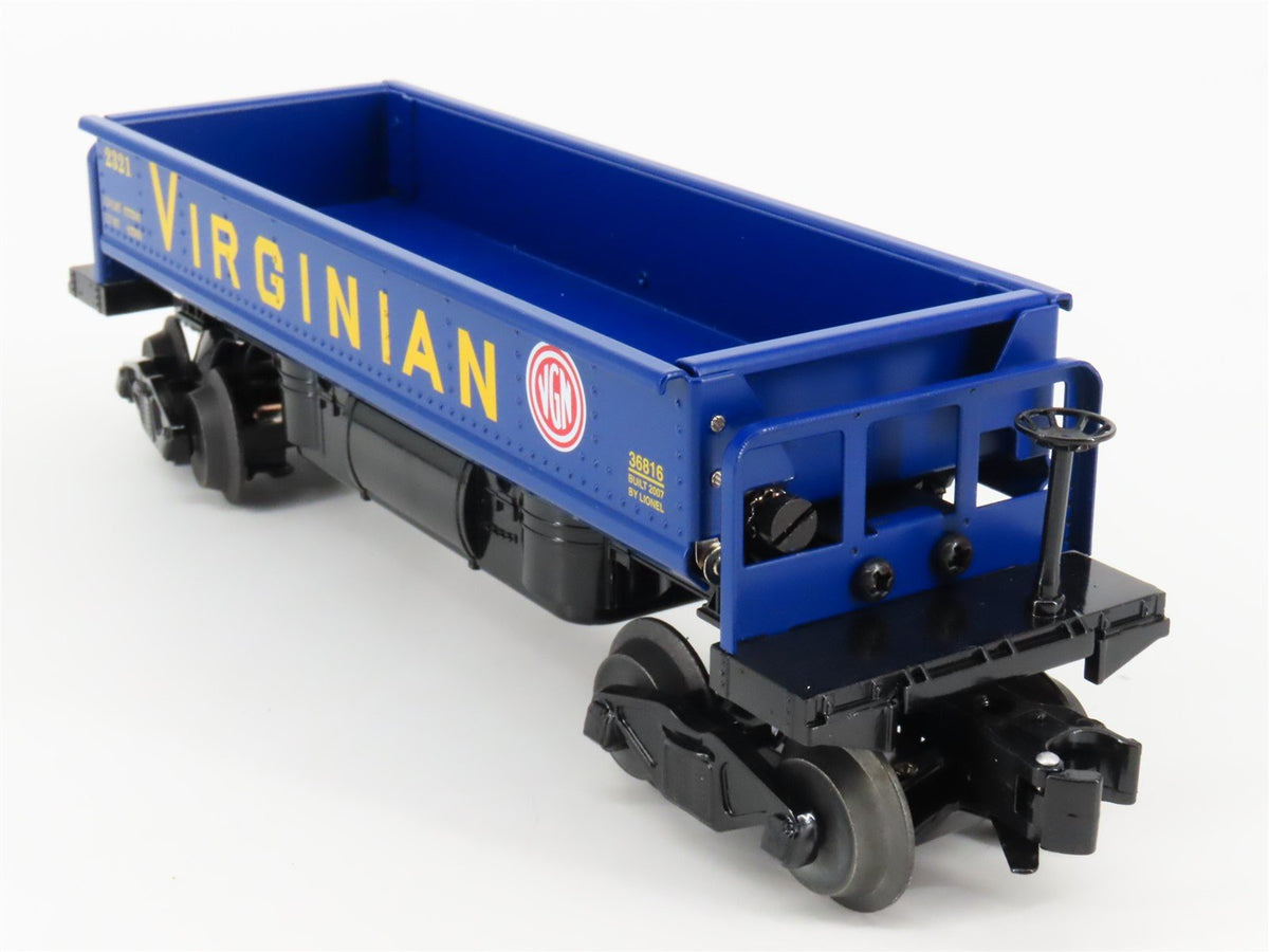 O Gauge 3-Rail Die-Cast Lionel 6-36816 VGN Virginian Coal Dump Car #2321