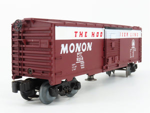 O Gauge 3-Rail Lionel 6-9218 CIL Monon Operating Mail Delivery Box Car #9218