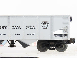 O Gauge 3-Rail Lionel 6-19806 PRR Pennsylvania Operating 2-Bay Hopper #19806