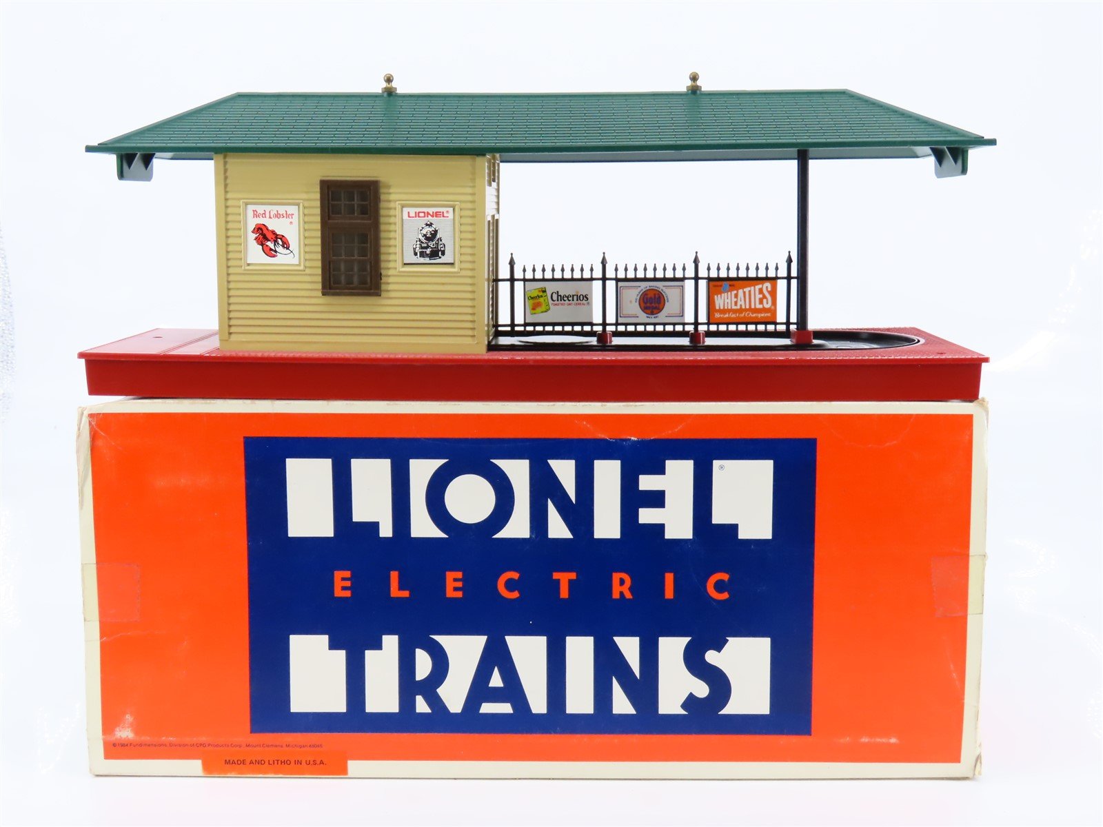 O 1/48 Scale Lionel 6-2323 Lionelville Operating Freight Station