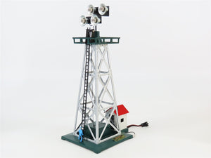 O 1/48 Scale MTH Rail King 30-9120 Metal Tower w/ Gabe The Lamplighter