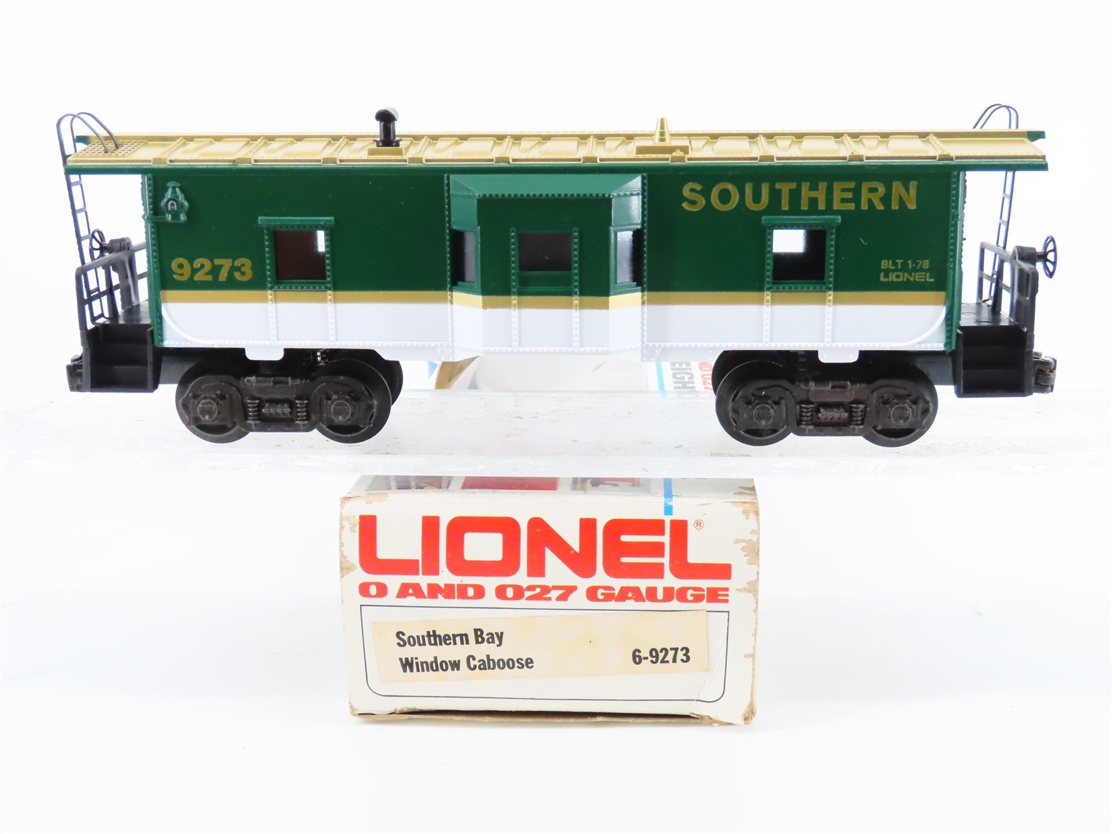 O Gauge 3-Rail Lionel 6-9273 SOU Southern Bay Window Caboose #9273