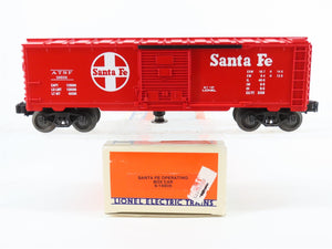 O Gauge 3-Rail Lionel 6-19805 ATSF Santa Fe Operating Single Door Box Car #19805