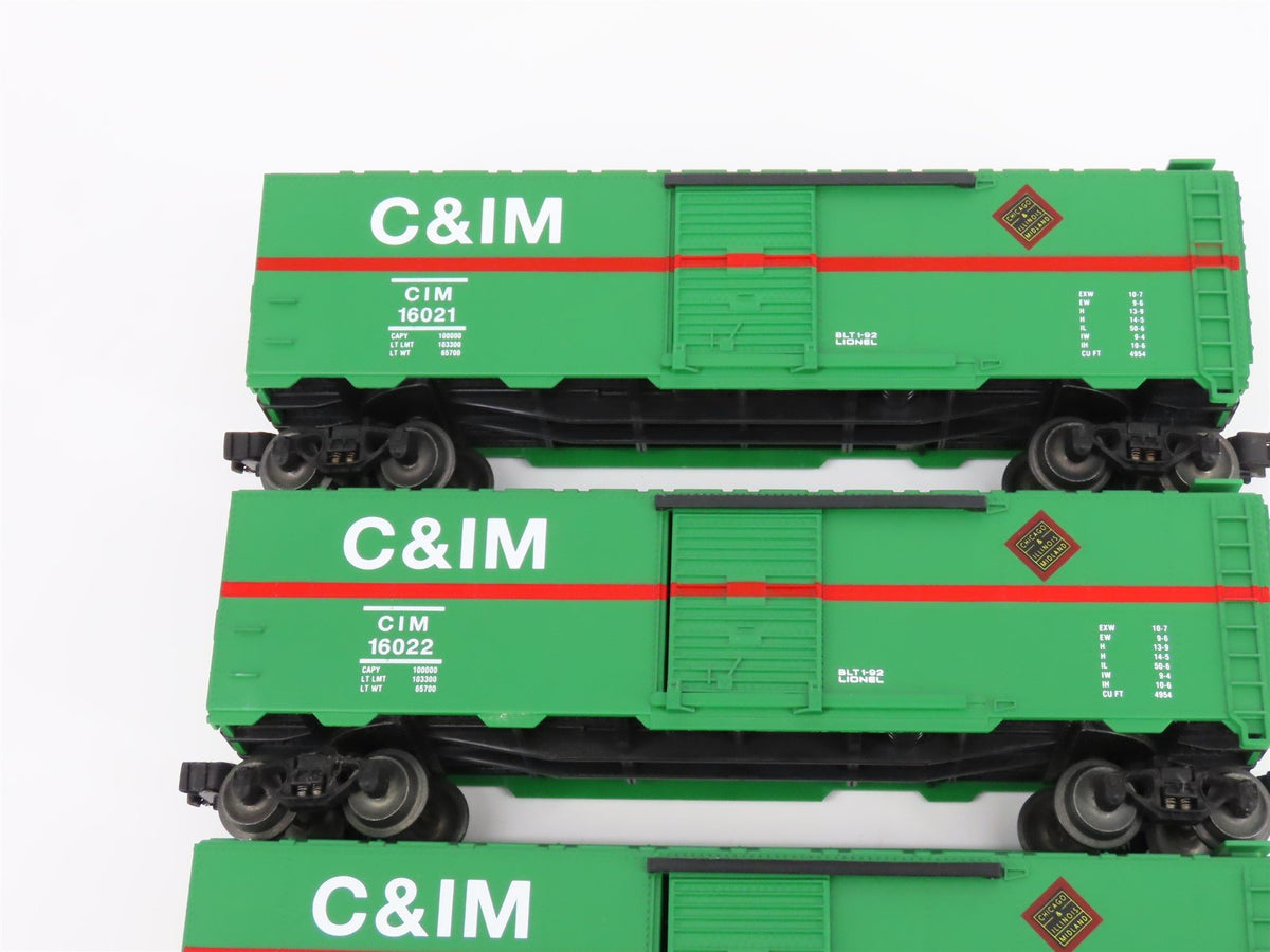 O Gauge 3-Rail Lionel C&amp;IM Chicago &amp; Illinois Midland Freight 4-Pack