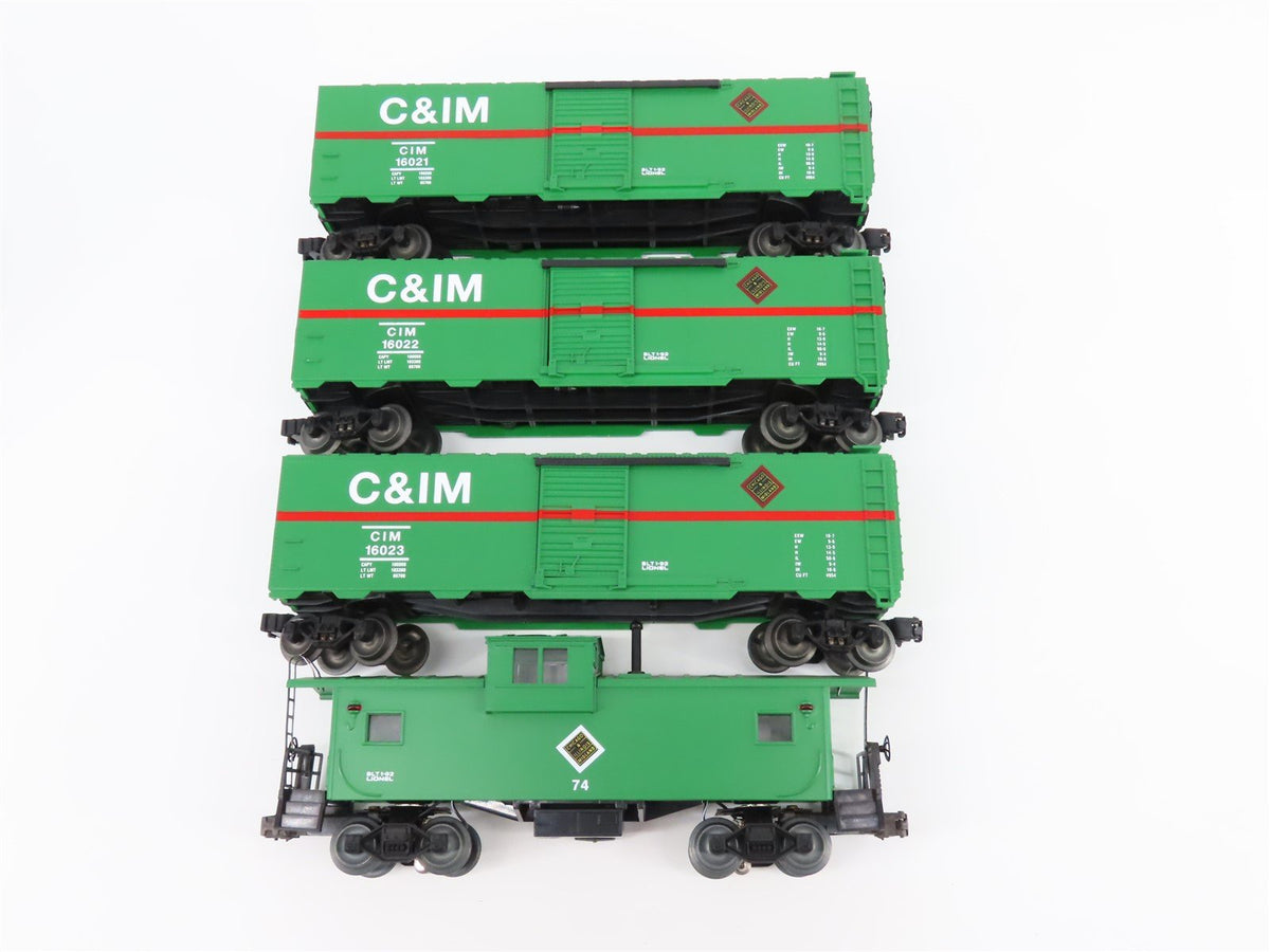 O Gauge 3-Rail Lionel C&amp;IM Chicago &amp; Illinois Midland Freight 4-Pack