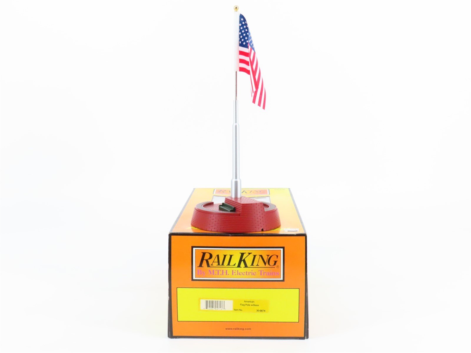 O Scale MTH 30 9074 American Flag Pole w Base Model Train Market