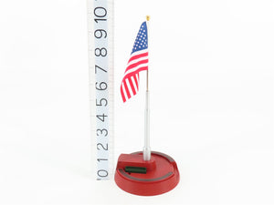 O Scale MTH 30-9074 American Flag Pole w/Base