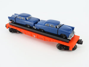 O Gauge 3-Rail Lionel 6-16933 Lionel Lines Flat Car #16933 w/ Automobiles