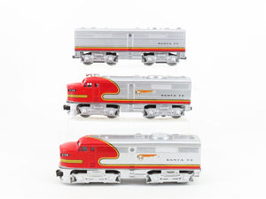 O Gauge 3-Rail Lionel ATSF Santa Fe FA/FB/FA Diesel Locomotive Set